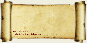 Jana Zebić vizit kartica